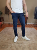 Liam Skinny Fit Blue Jeans By Jack & Jones